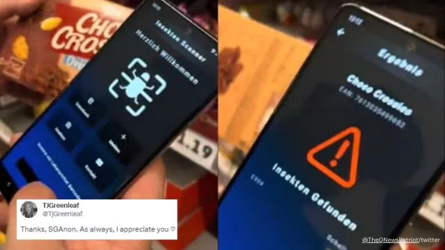 Smartphone app detects insects in your food