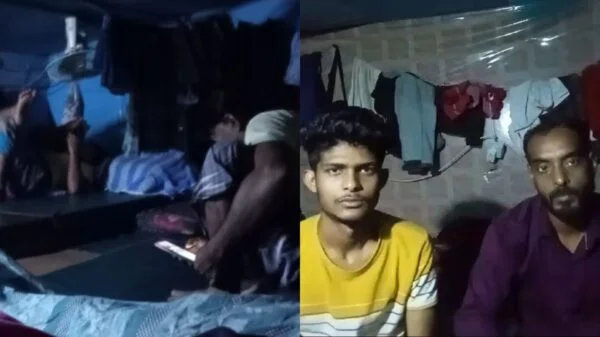 workers trapped