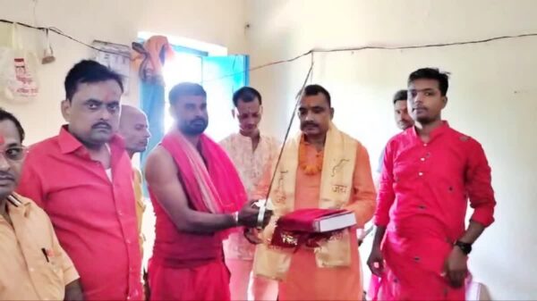 BJP MLA Mithilesh Kumar Distributes Swords In ‘Durga Puja’ For ‘Hindutva-Raksha’ in Bihar’s Sitamarhi