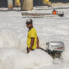 In Photos: Delhi's Yamuna Riverfront Plagued by Pollution, Foam Blankets Kalindi Kunj Waters