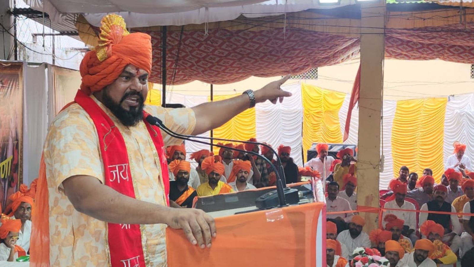 ‘Goa’s Hindu Population on Decline’: BJP MLA T Raja Singh Tears Bangladesh Flag at Rally, Calls for Christian to Unite Against Love Jihad