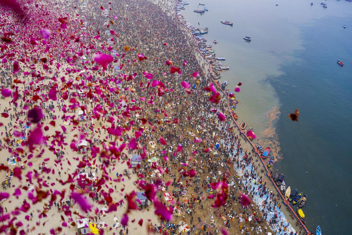 FIR Filed Against Aviation Firm, Pilot Over Delayed Flower Shower at Prayagraj Mahakumbh