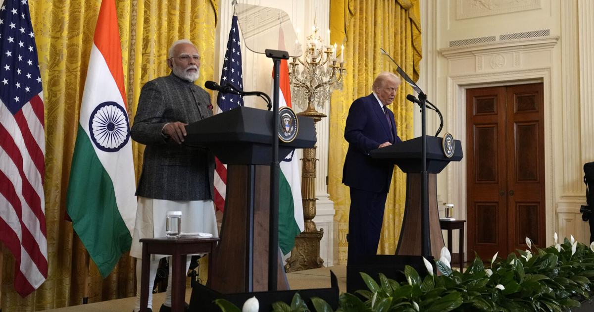 Trump Dodges Question on Anti-India Activities During Joint Presser with PM Modi, Blames Reporter’s ‘Tough Accent’