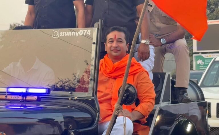 BJP Leader Nitesh Rane Says ‘Only I Love Mahadev Will Continue, Not I Love Muhammad’; Calls Muslims ‘Green Snakes’