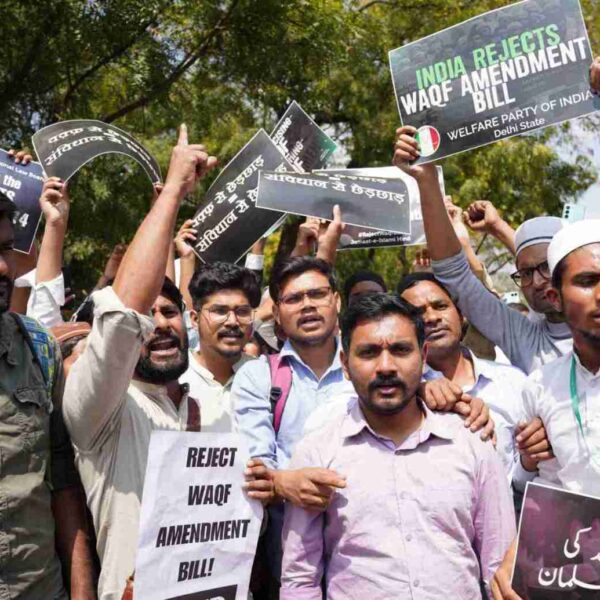 waqf protest