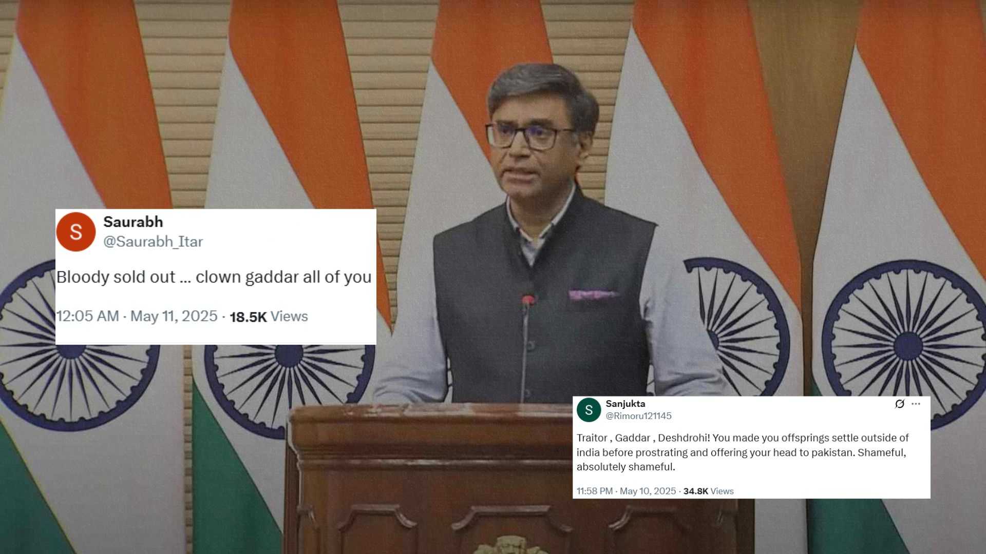 vikram misri abused