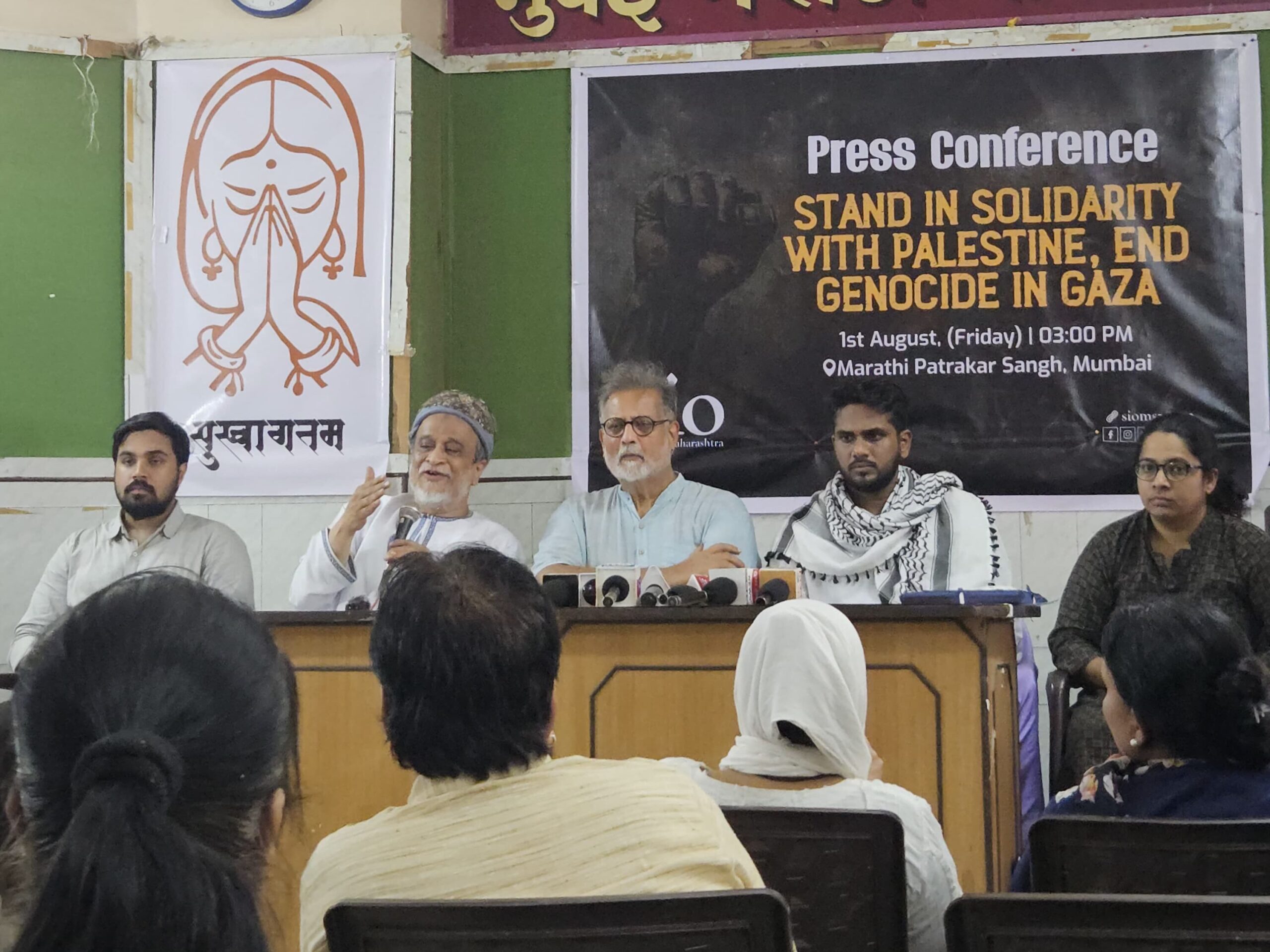 “India Must Speak Up”: SIO, Civil Groups in Mumbai Demand Action on Gaza Crisis 59 SIO MUMBAI GAZA India