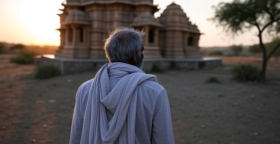 dalit man temple
