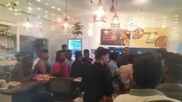 Bajrang Dal Members Attack Kerala Restaurant Near EFLU for 'Serving Beef' in Hyderabad 6 Bajrang Dal EFLU