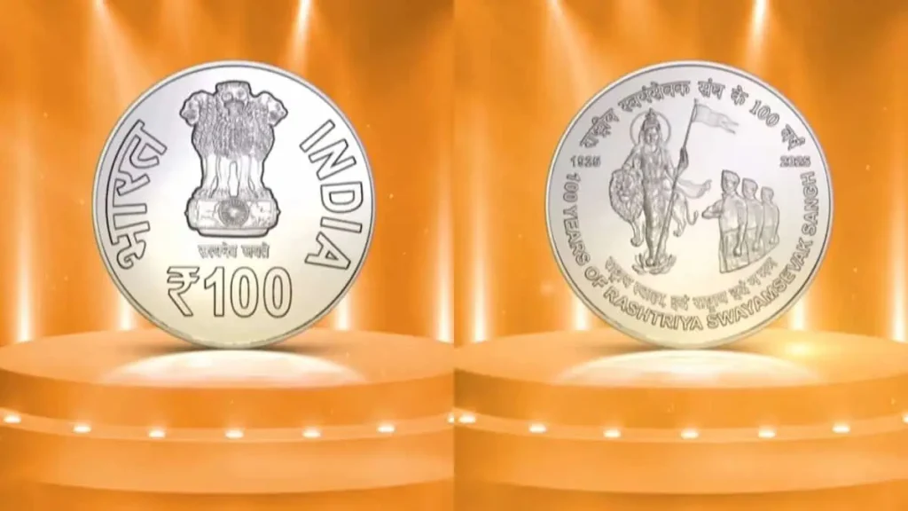 PM Modi Launches Commemorative Coin and Stamp Depicting Bharat Mata, RSS Swayamsevaks Bowing, to Mark RSS Centenary