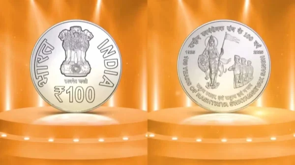 PM Modi Launches Commemorative Coin and Stamp Depicting Bharat Mata, RSS Swayamsevaks Bowing, to Mark RSS Centenary