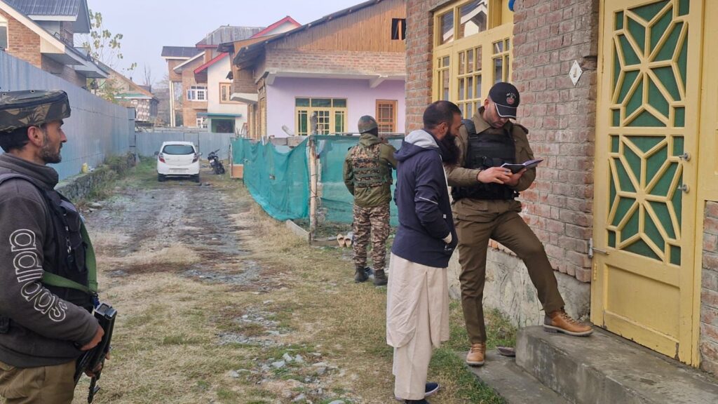 J&K Police Conduct Sweeping Raids Across Kulgam, Sopore, and Shopian Targeting Jamaat-e-Islami