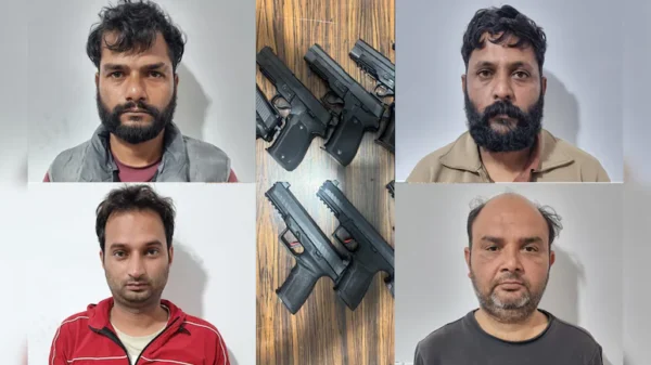 isi Delhi Crime Branch Busts ISI-Linked Arms Network; Ajay, Mandeep, Dalvinder & Rohan Arrested