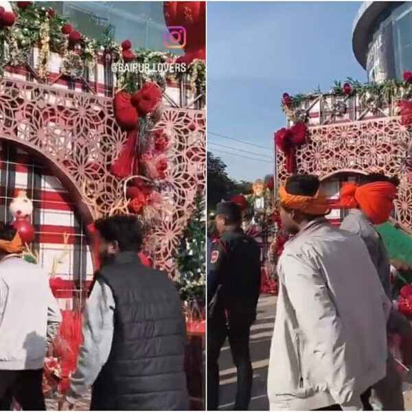Raipur Mob Vandalises Christmas Decorations at Mall