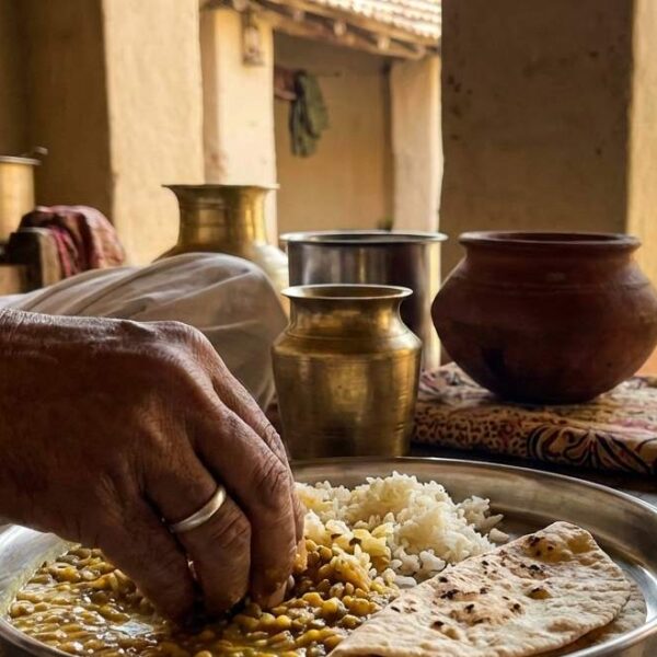 Dalit eating Madhya Pradesh