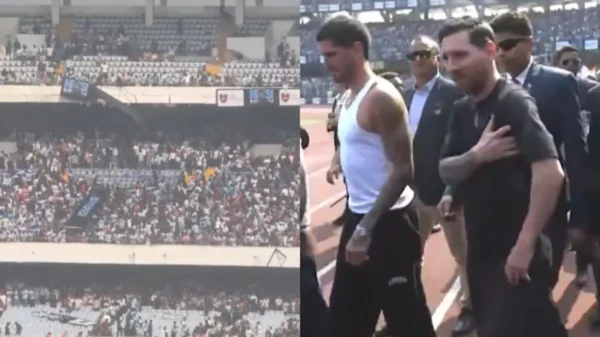 Messi’s GOAT India Tour Starts on Sour Note in Kolkata Amid Crowd Chaos and Mismanagement 53 messi