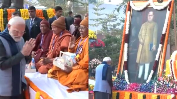 PM Modi Pays Tribute to Dr Ambedkar on Mahaparinirvan Diwas, Says His Ideals Guide India 6 modi ambedkar