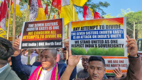 tripura protest