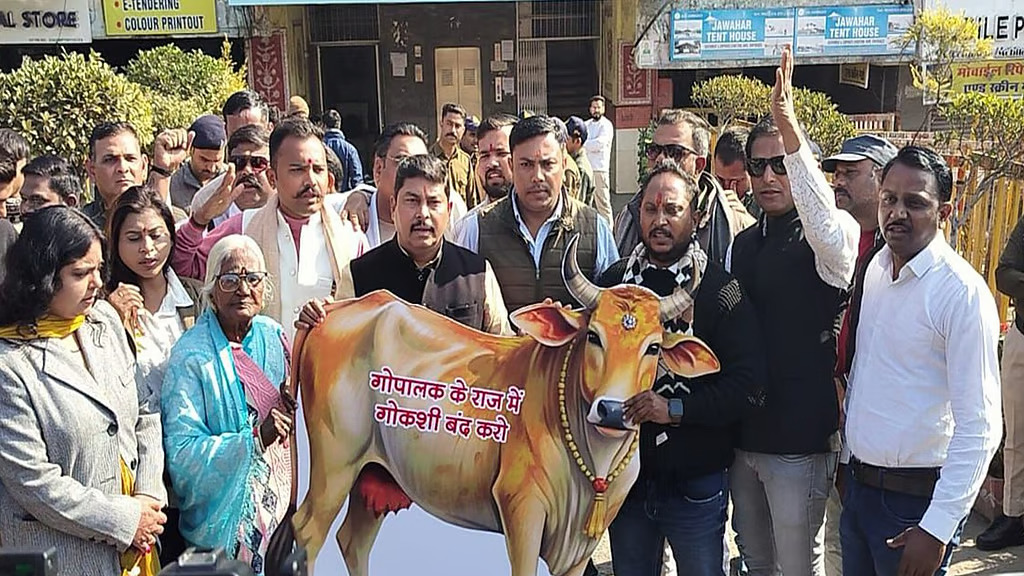 BJP-Linked Slaughterhouse Triggers Protest in Bhopal