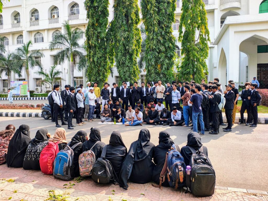 ‘No Written Assurance’: MANUU Students Continue Sit-In