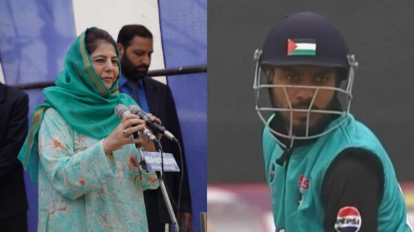 ‘From the River to the Sea…’: Mehbooba Mufti Backs Kashmiri Cricketer Wearing Palestinian Flag 13 mehbooba mufti kashmir palestine