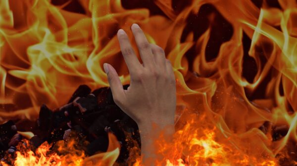 muslim student set on fire