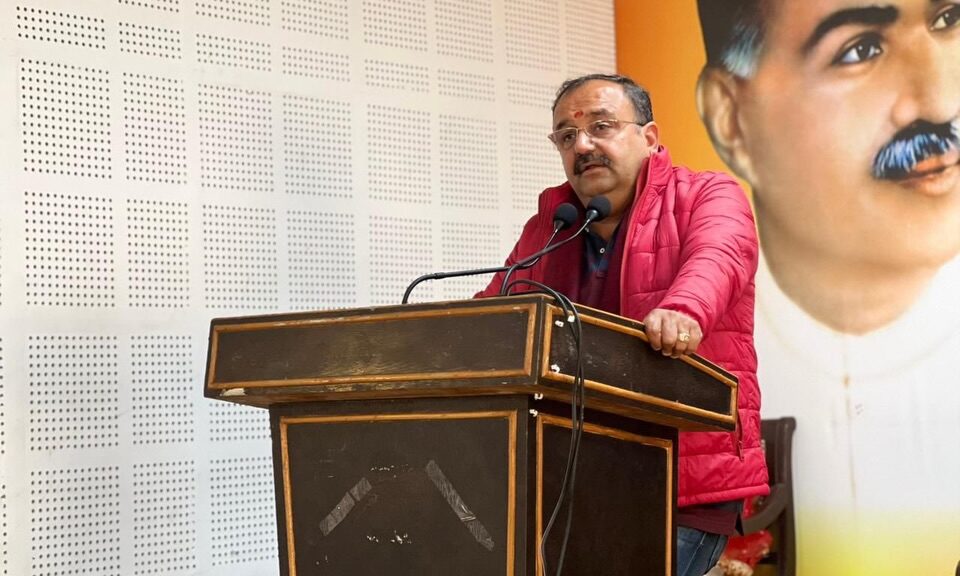 BJP MLA Vikram Randhawa alleges Kashmiris encroached on Jammu land; minister rejects claims of demographic change.