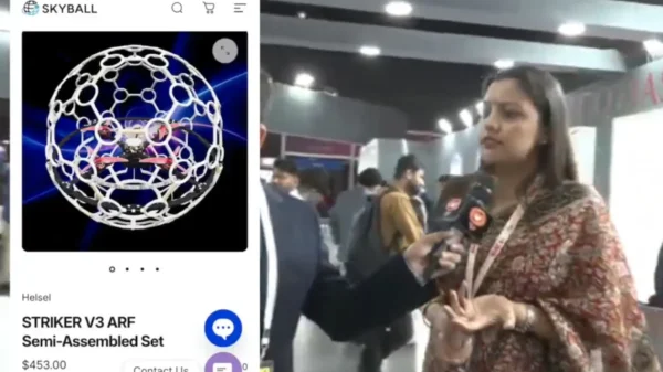 After robot dog row, Galgotias University questioned over soccer drone said to resemble South Korea’s Striker V3 ARF model.