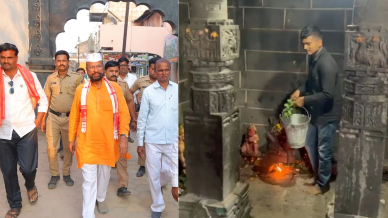 Cow Urine Sprinkled at Nageshwar Mahadev Temple to ‘Cleanse’ Premises After Minister Abdul Sattar’s Maha Shivaratri Visit