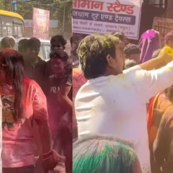 A viral video from Braj Ki Holi in Mathura and Barsana sparks outrage as women appear to face inappropriate touching during crowded Holi.