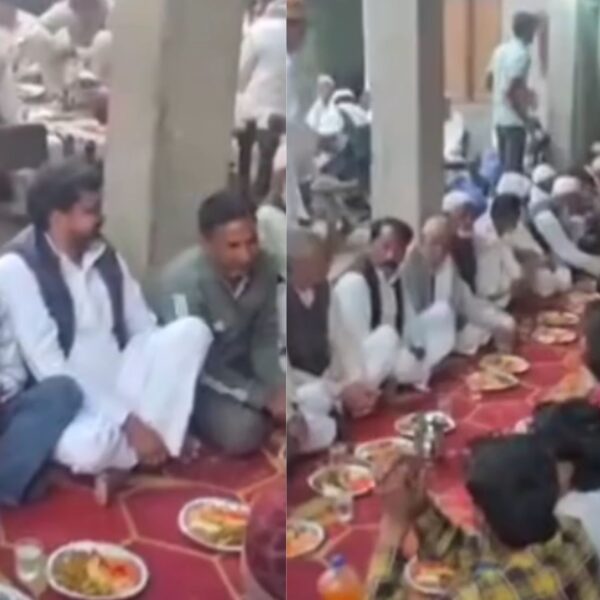 An Iftar gathering in Kulhedi village, Muzaffarnagar, brought together people from different communities, promoting unity during Ramadan.