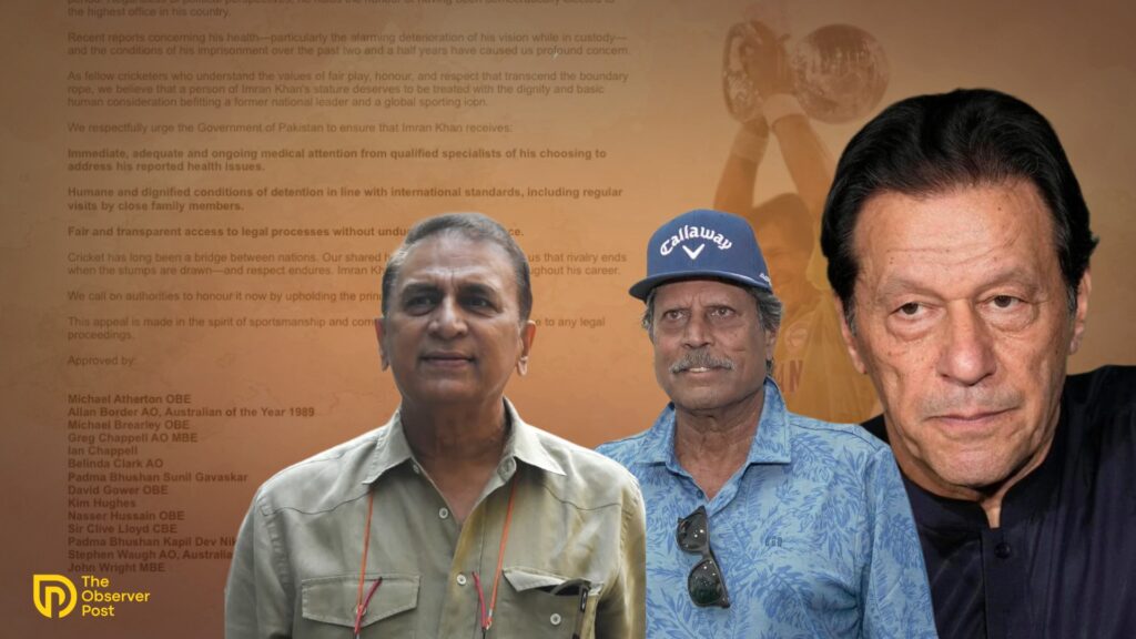 Gavaskar, Kapil Lead Appeal for Imran Khan