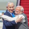 PM Narendra Modi arrived in Israel for a two-day visit, meeting PM Benjamin Netanyahu to discuss defence, technology, and bilateral cooperation.