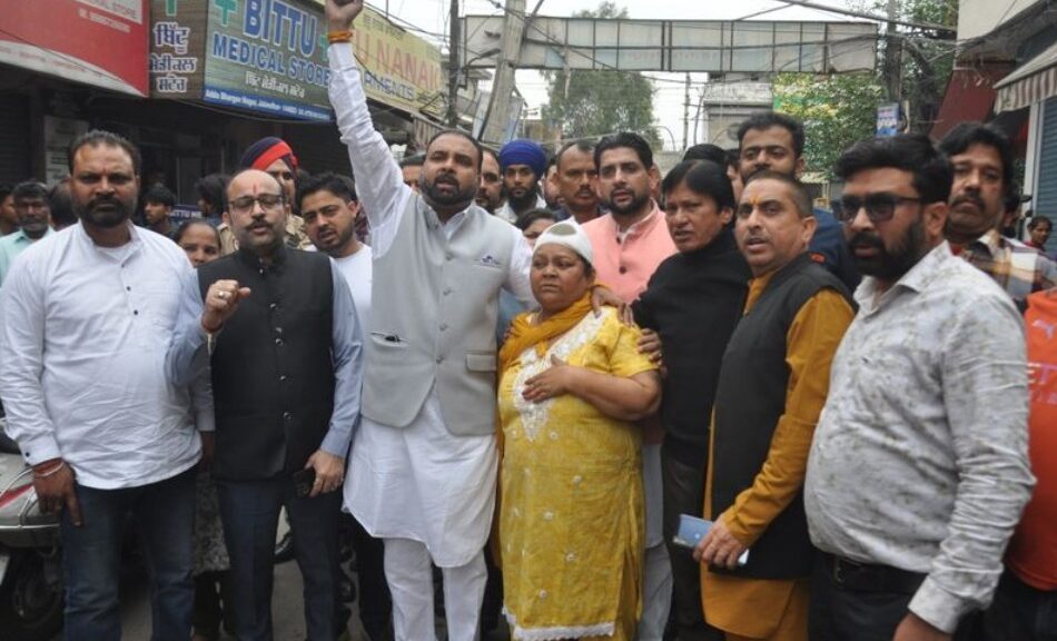 A Dalit woman was allegedly beaten and dragged by a police officer in Jalandhar, sparking outrage after CCTV footage went viral. Protests demand strict action.