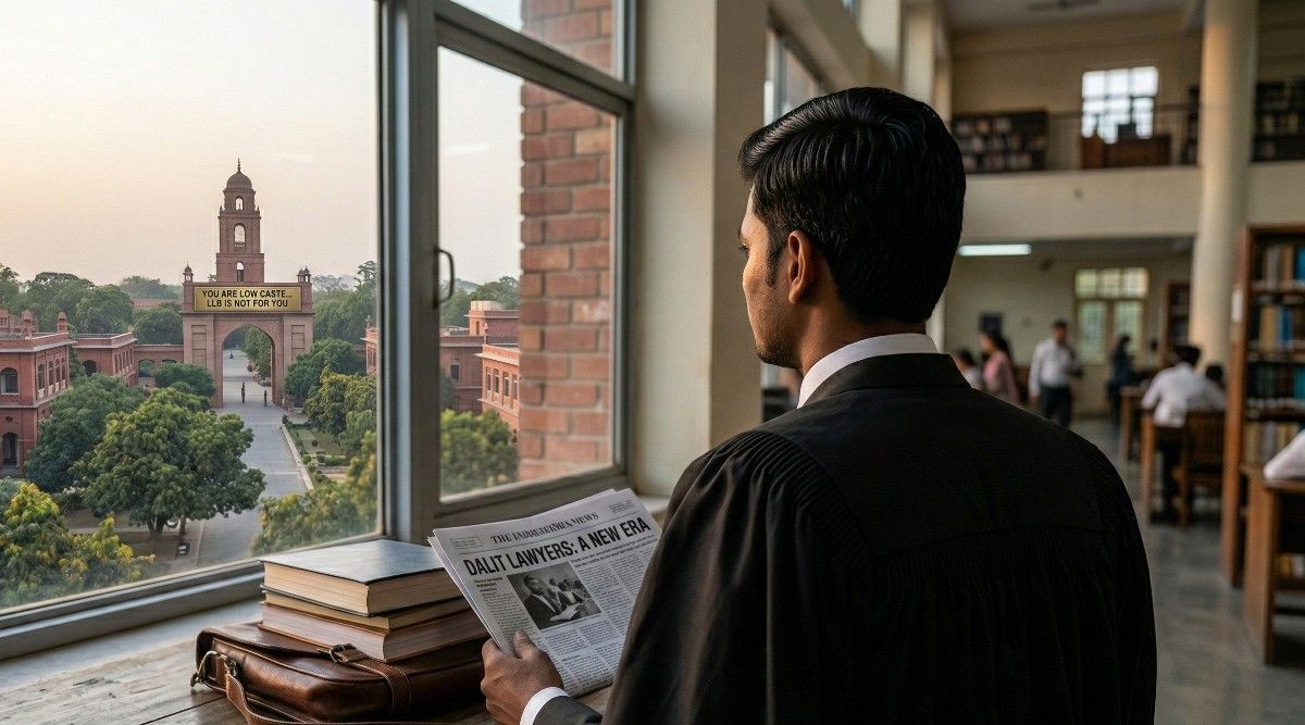 An LL.B student of Government Law College, Churu, files FIR under SC/ST Act alleging caste abuse, threats and discrimination by two professors.