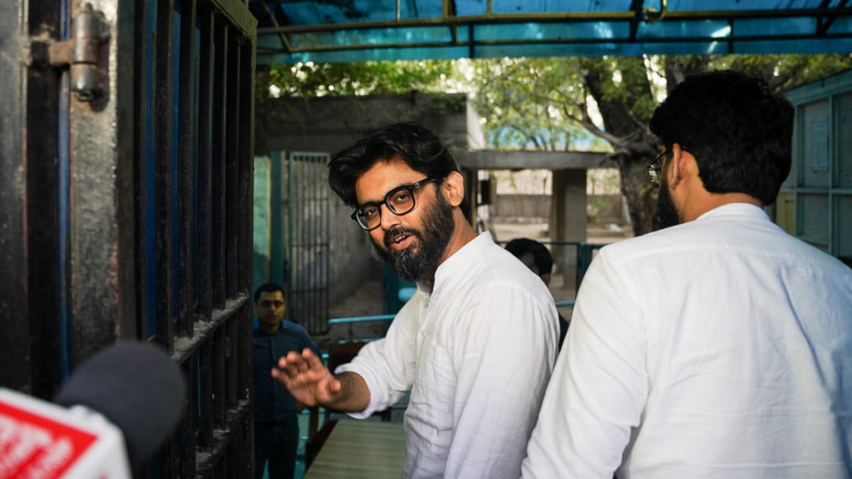 Sharjeel Imam returns to Tihar Jail after 10-day humanitarian bail to attend his brother’s wedding and care for his mother.
