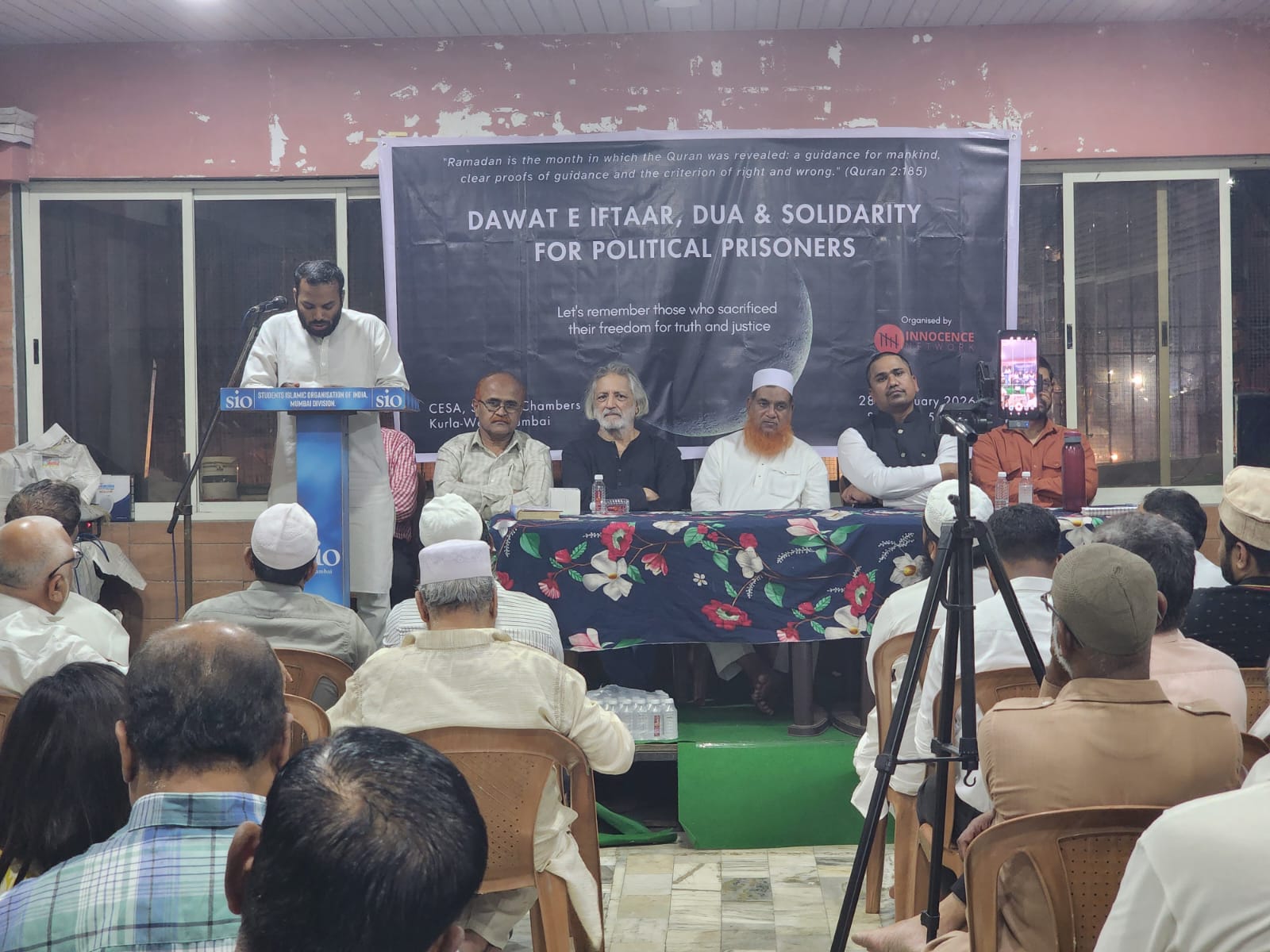 Innocence Network IndiaInnocence Network India held its 8th annual Iftar at CESA, Kurla West, highlighting the struggles of political prisoners across India.