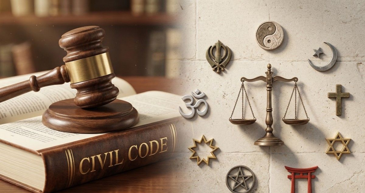The Gujarat Assembly passed the Uniform Civil Code (UCC) Bill 2026, introducing uniform rules for marriage, divorce, inheritance, and live-in relationships.