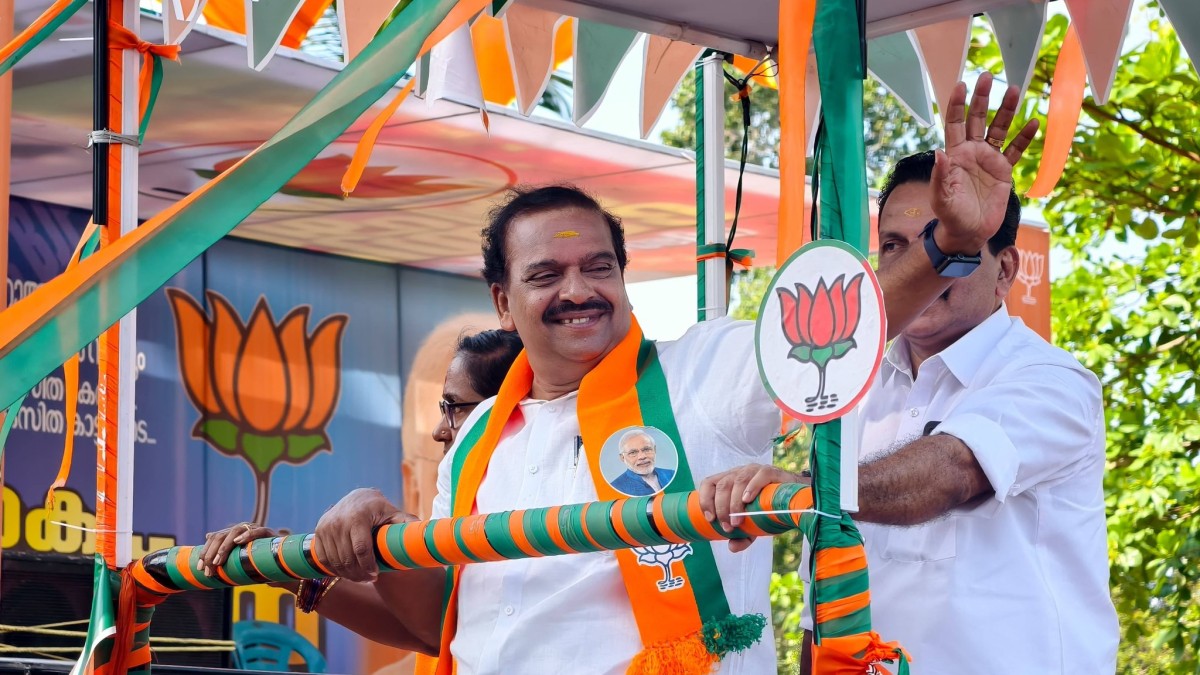 Election Commission seeks report on BJP candidate PK Krishnadas over ‘love jihad’ remarks in Kerala rally.