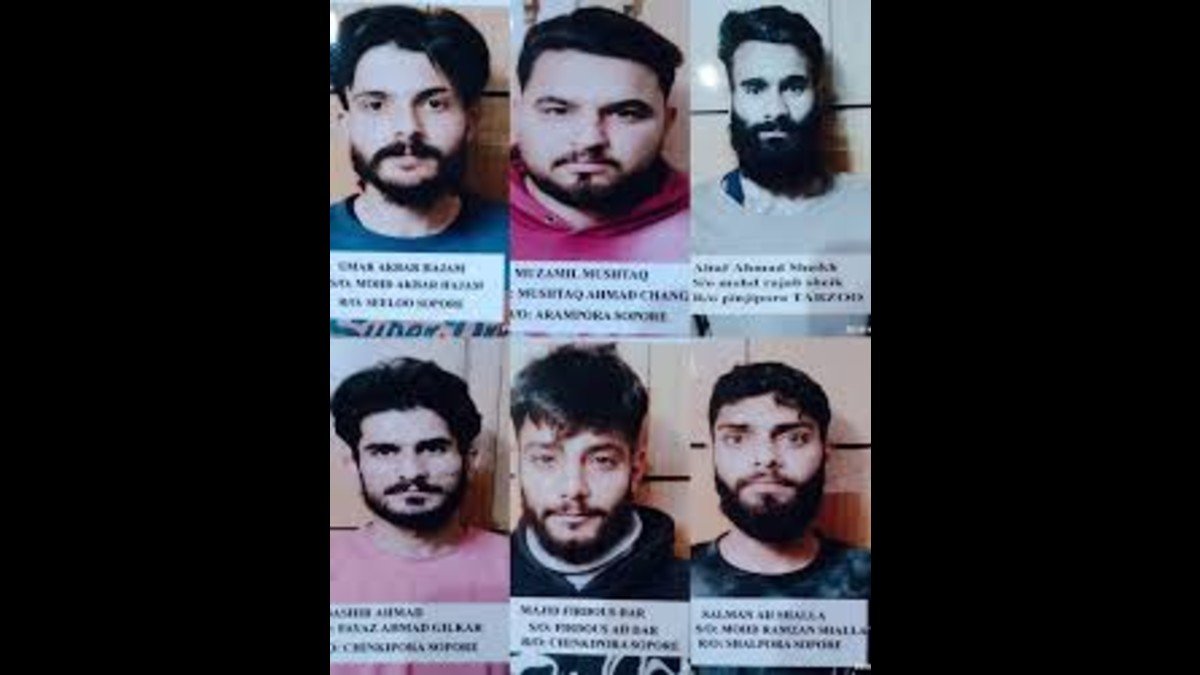 Public Safety Act invoked against six Kashmir youths after Sopore protest turns violent.