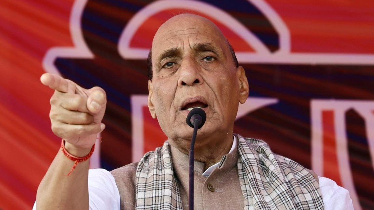 Rajnath Singh announces women-focused security force, criticises TMC over governance and safety issues.
