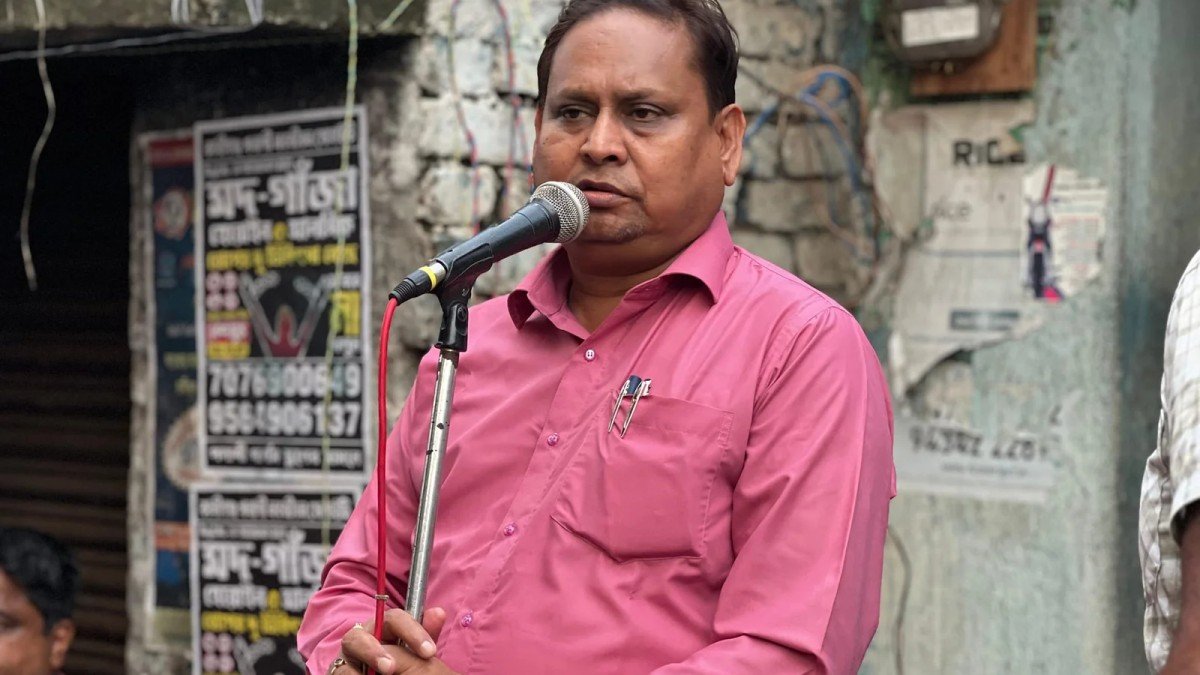 AJUP chief Humayun Kabir claims TMC “bought” candidates as protests erupt at Murshidabad polling booth.