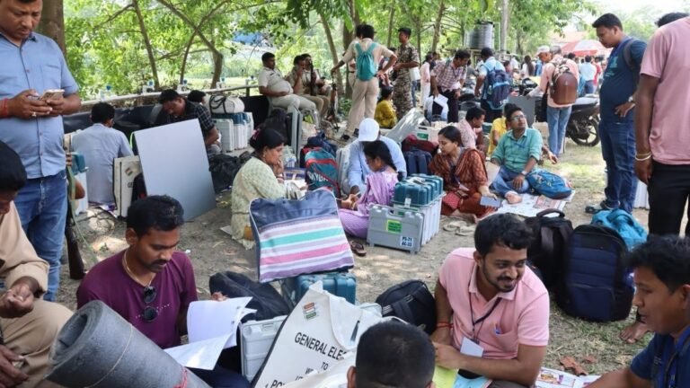 West Bengal & Tamil Nadu Assembly Elections Begin Amid High Security, EVM Glitches Reported
