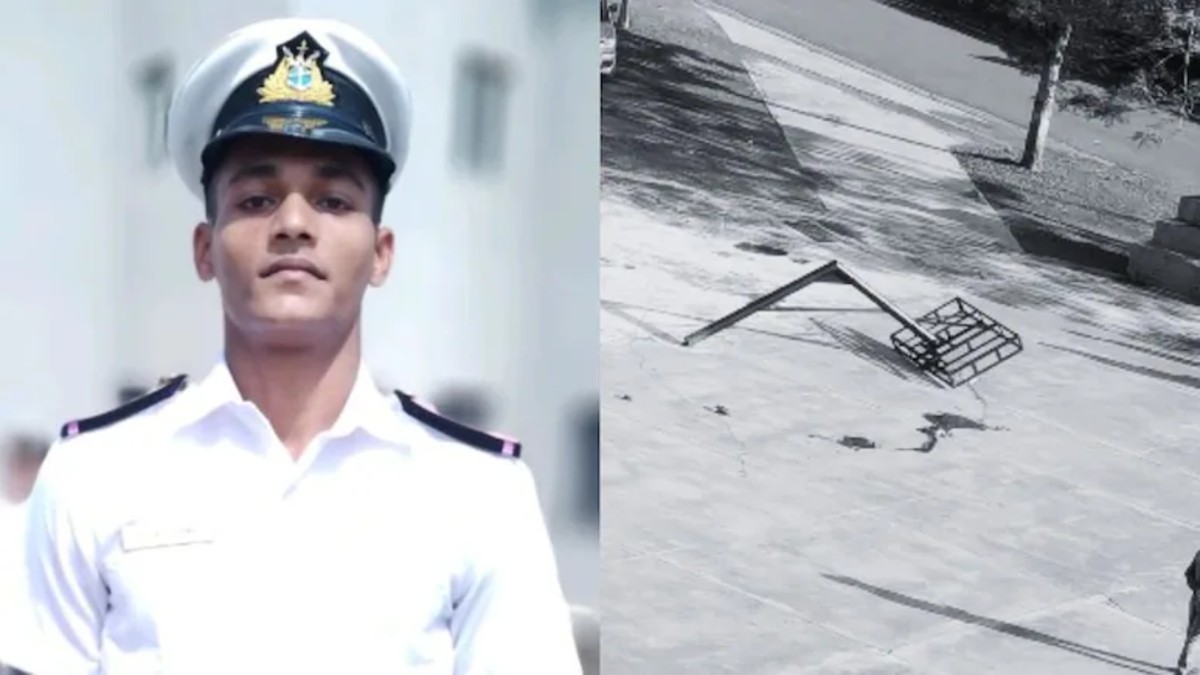 A 20-year-old student died at Tolani Maritime Institute, Pune, after a basketball hoop collapsed on him during exercise. Probe underway.