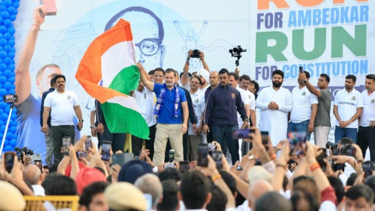 Rahul Gandhi vows to defend Ambedkar’s ideals “till last breath”