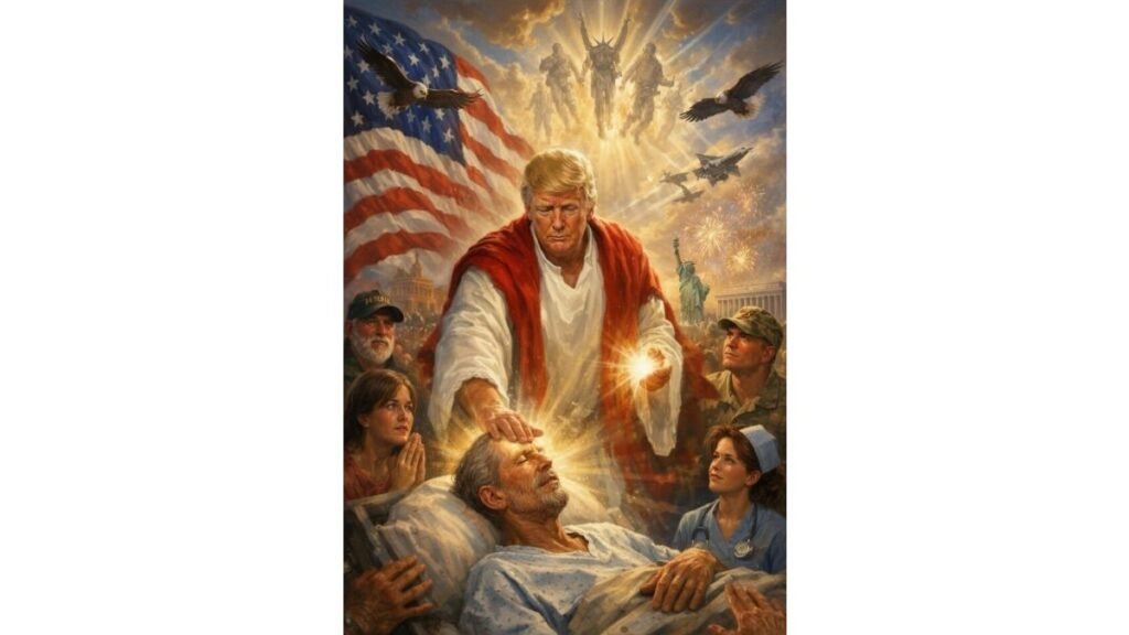 Donald Trump Shares AI Image Depicting Himself as Jesus Christ, Sparks ...