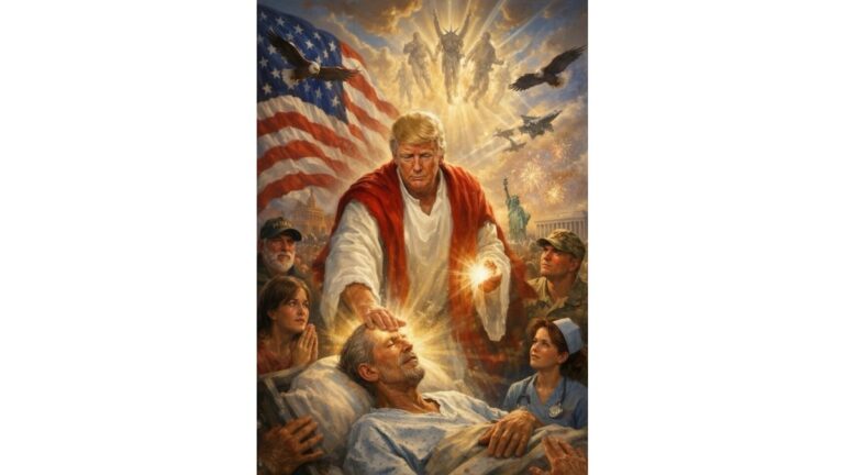 Donald Trump Shares AI Image Depicting Himself as Jesus Christ, Sparks Backlash