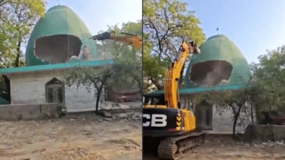 DDA Demolishes Mangolpuri Dargah, Calls It “Illegal Encroachment”; Caretakers Say It Is a 100-Year-Old Heritage Site
