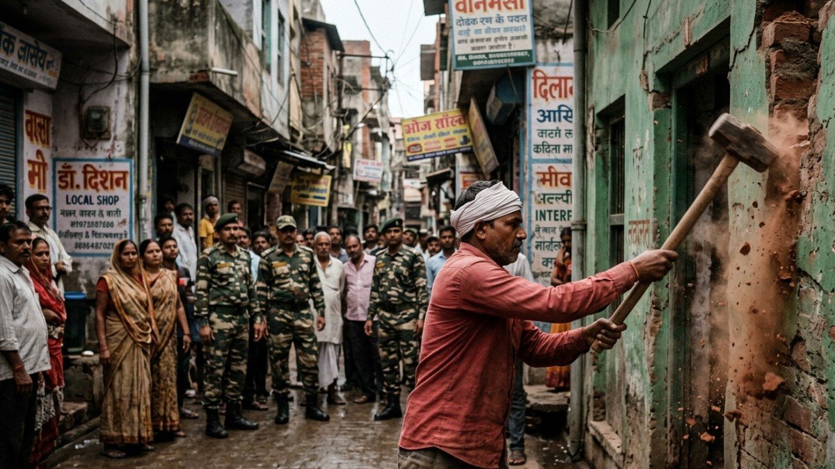 Varanasi’s Muslim-Dominated Dalmandi Faces Bulldozer Drive, Six Mosques Marked for Removal