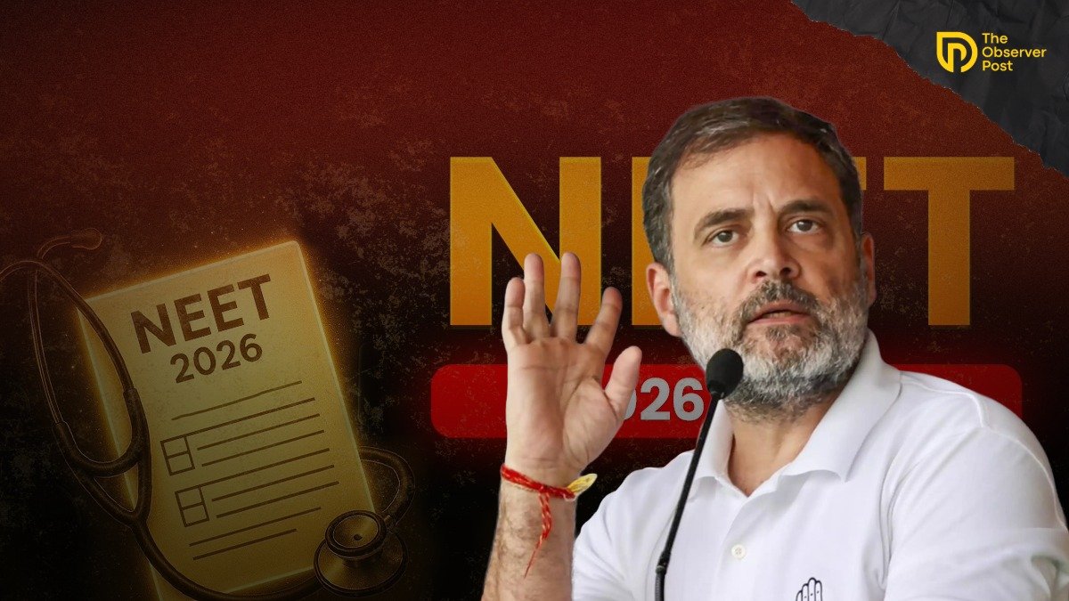 NEET UG 2026 Row: Rahul Gandhi Alleges Question Papers Were “Sold Like an Auction”